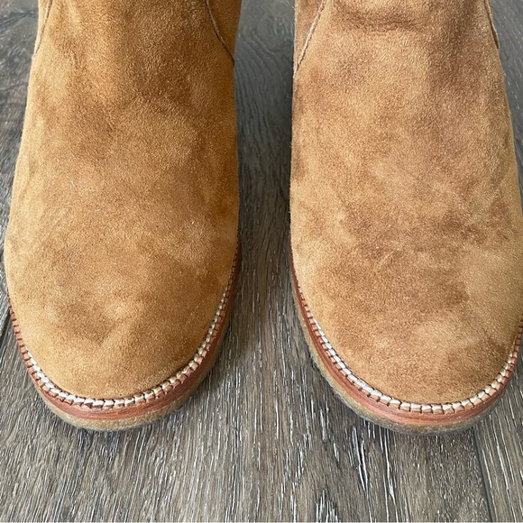 NWOT Coach Patsy Boot Fleece/Shearling Camel Suede Boots.  Size 10 - Picture 5 of 12